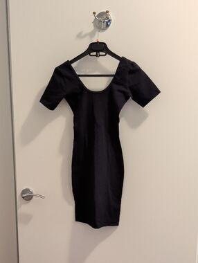 American Apparel | Dresses | American Apparel Black Halter Keyhole Dress |  Poshmark
